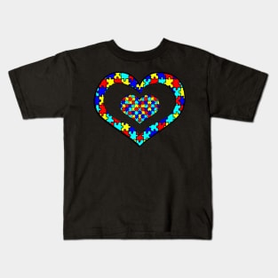 Copy of Autistic Interpretations Gift Puzzle Letters Quote Autism Awareness Kids T-Shirt